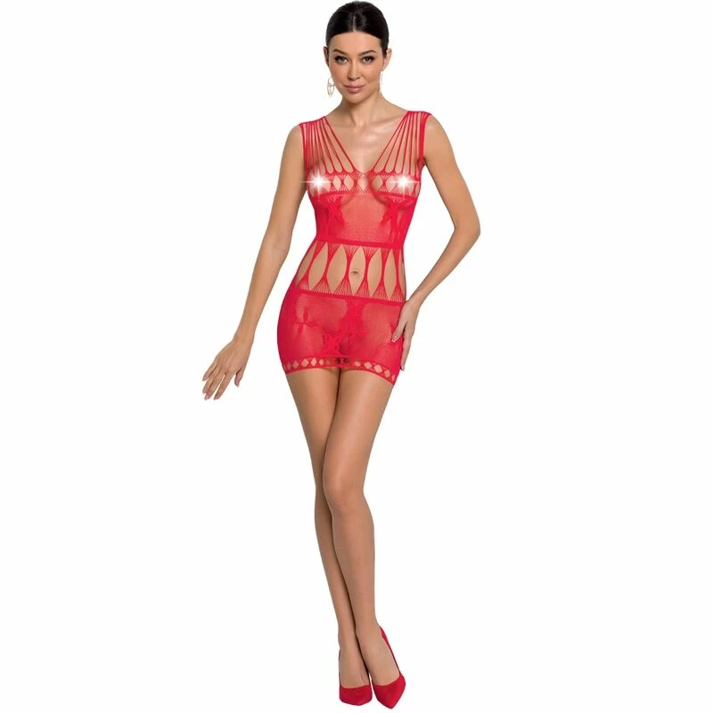 Abito Bodystocking Passion Woman BS090 rosso